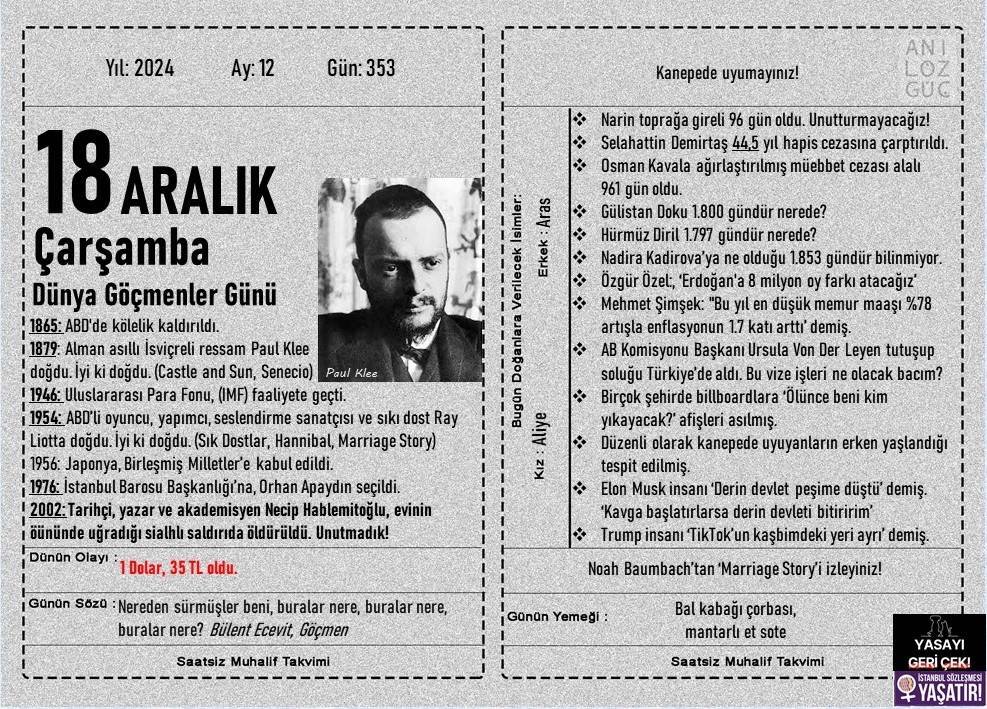 Dünya Göçmenler Günü 1
